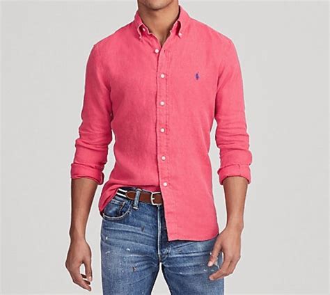 linneskjorta ralph lauren